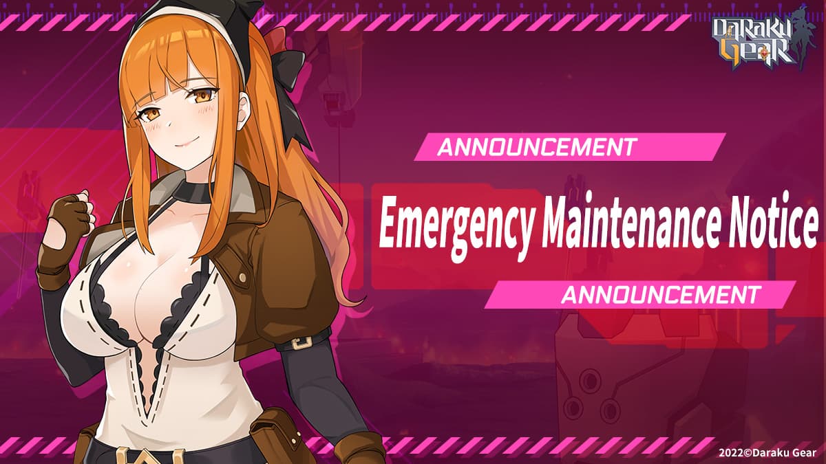 03/15 Emergency Maintenance Notice